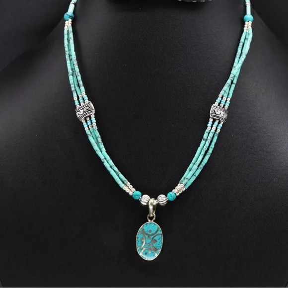 Turquoise, Lapis and Coral necklaces - Picture 4 of 15
